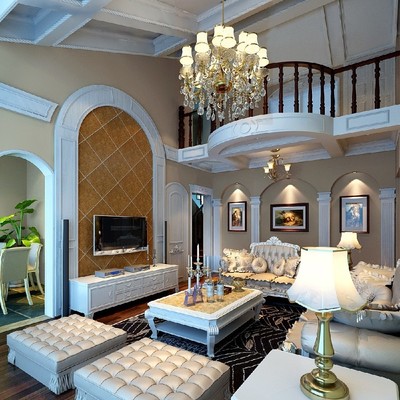 130平歐式豪華復式與北歐極簡的對話 夢湖香郡實景圖深度賞析